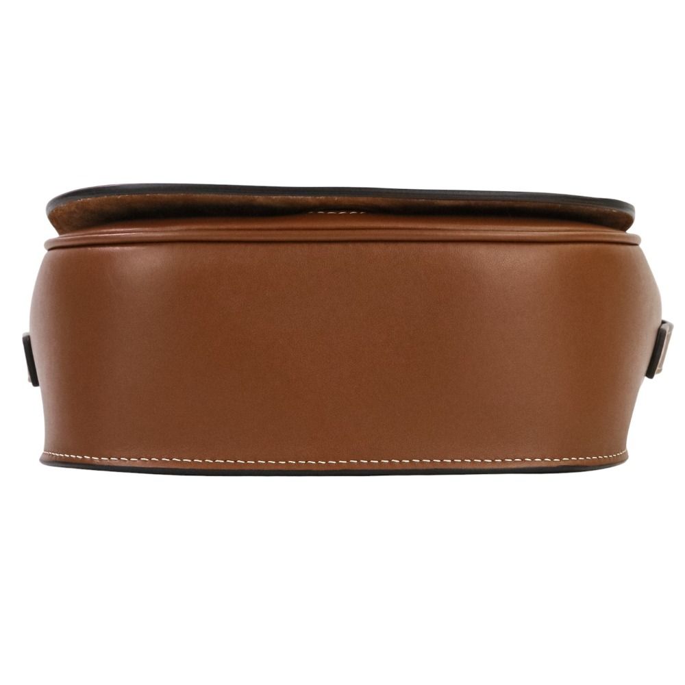 Celine Folco Cuir Triomphe Shoulder Bag Brown — view 4