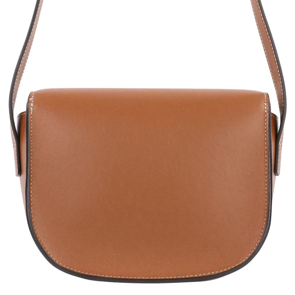 Celine Folco Cuir Triomphe Shoulder Bag Brown — view 2