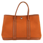 Hermes Garden Party Tpm Toile Officier Negonda Tote Potiron — view 4