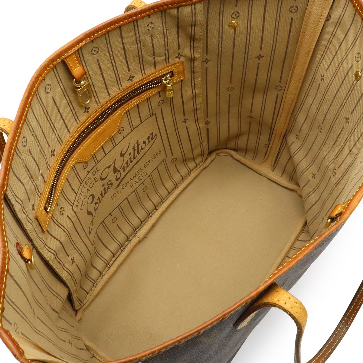 Louis Vuitton Monogram Neverfull MM Tote Shoulder Bag — view 5