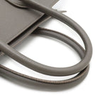 Saint Laurent Paris YSL Sac Dojour Small Handbag 2-Way Shoulder Leather Gray — view 4