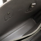 Saint Laurent Paris YSL Sac Dojour Small Handbag 2-Way Shoulder Leather Gray — view 6
