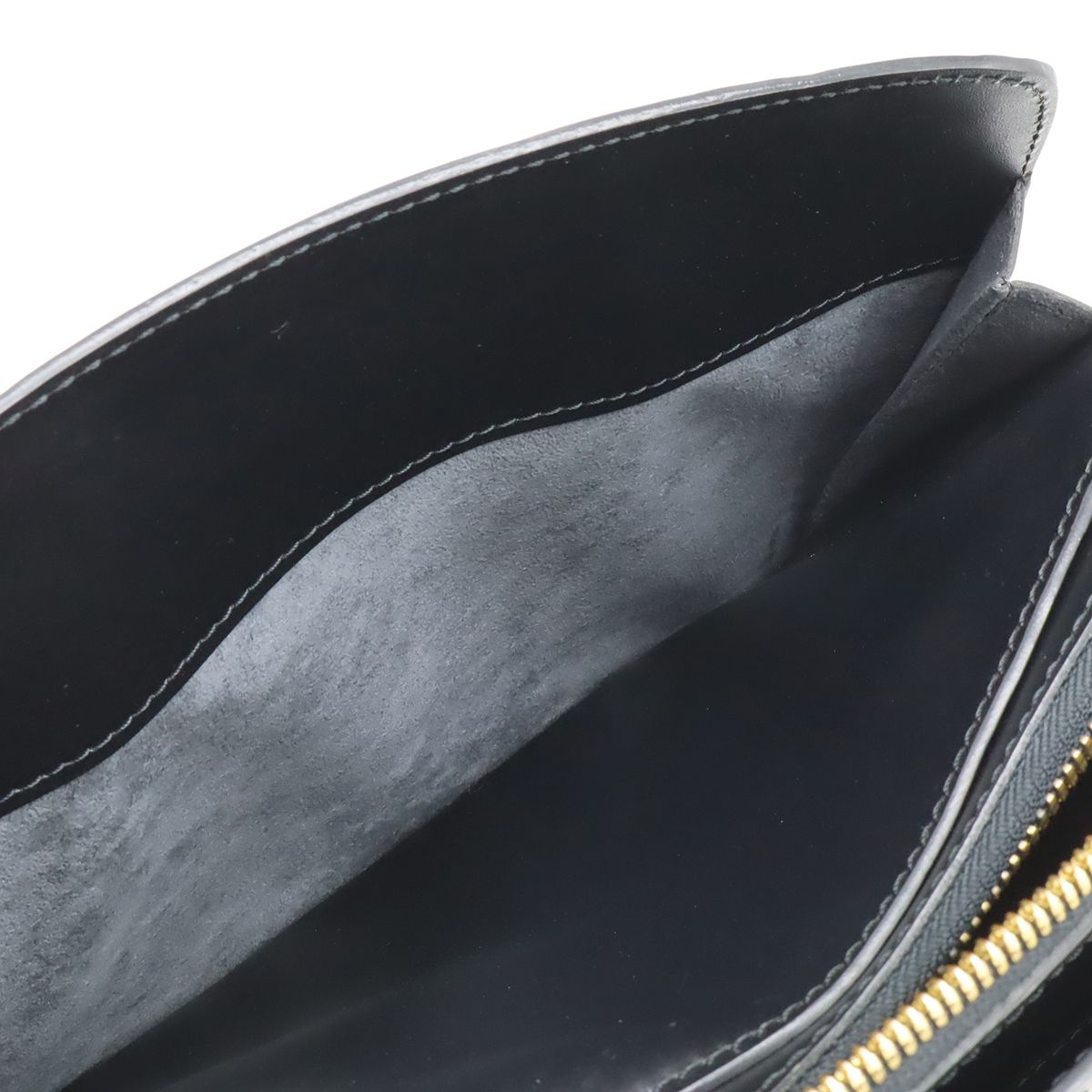 Louis Vuitton Epi Pont Neuf Handbag Leather Noir Black Gold — view 8