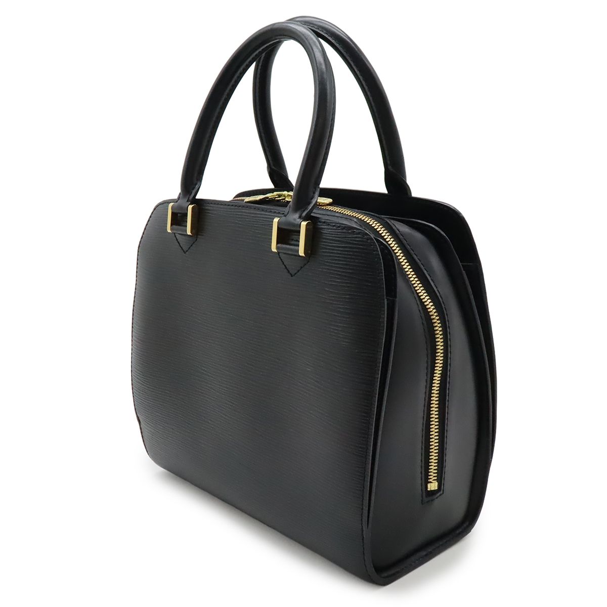 Louis Vuitton Epi Pont Neuf Handbag Leather Noir Black Gold — view 2