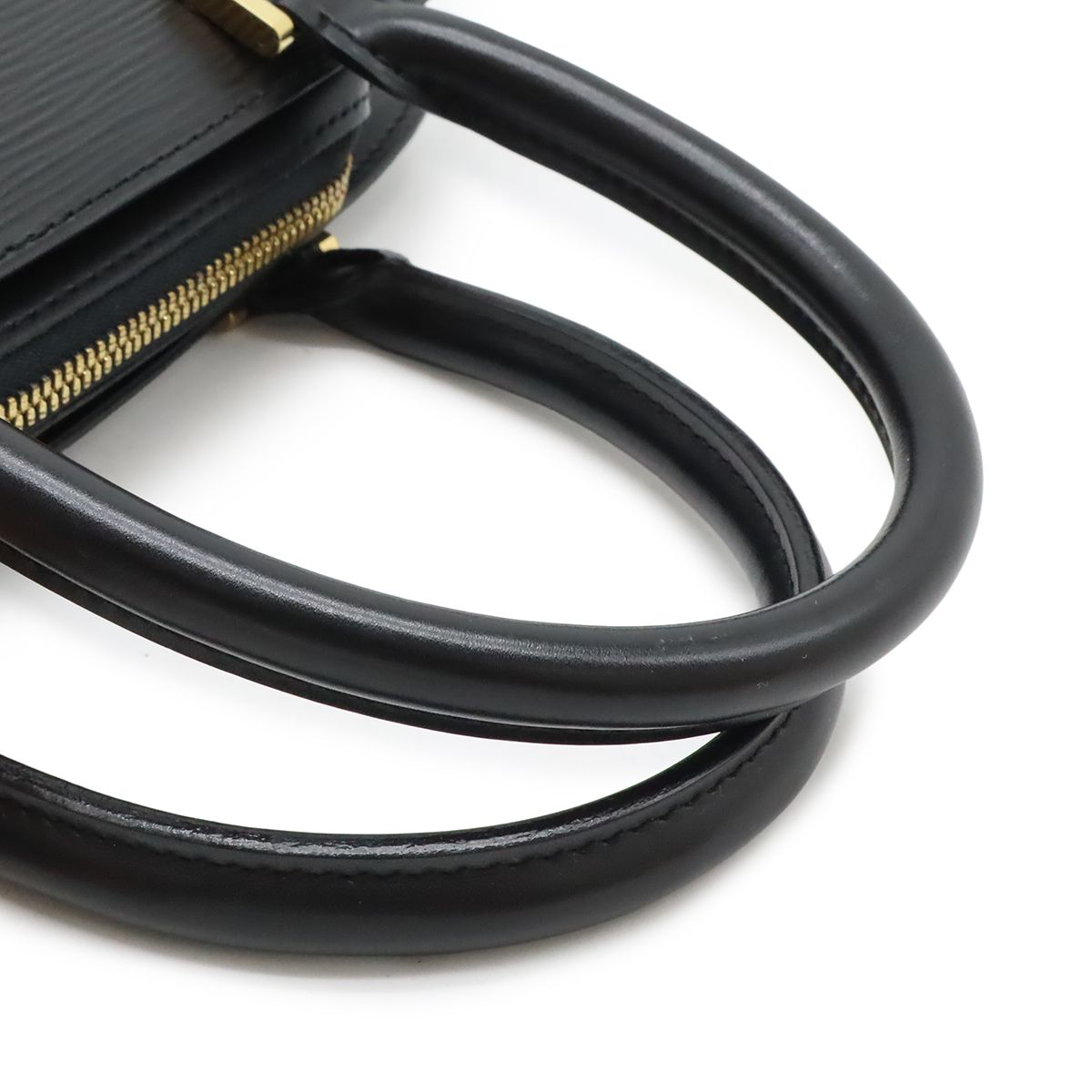 Louis Vuitton Epi Pont Neuf Handbag Leather Noir Black Gold — view 4