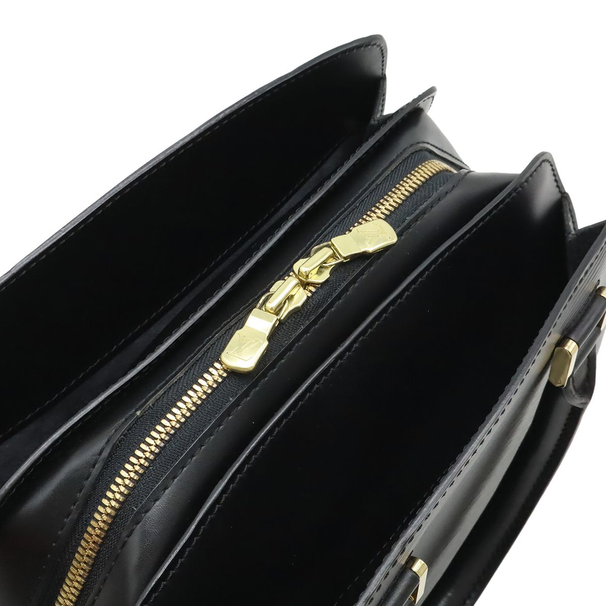Louis Vuitton Epi Pont Neuf Handbag Leather Noir Black Gold — view 6