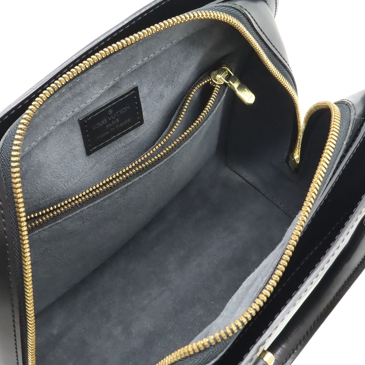 Louis Vuitton Epi Pont Neuf Handbag Leather Noir Black Gold — view 7