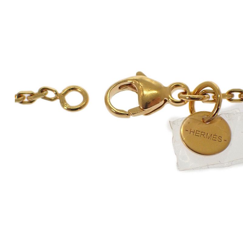 Hermes As de Coeur PM Necklace Pendant Beige Etoupe — view 9