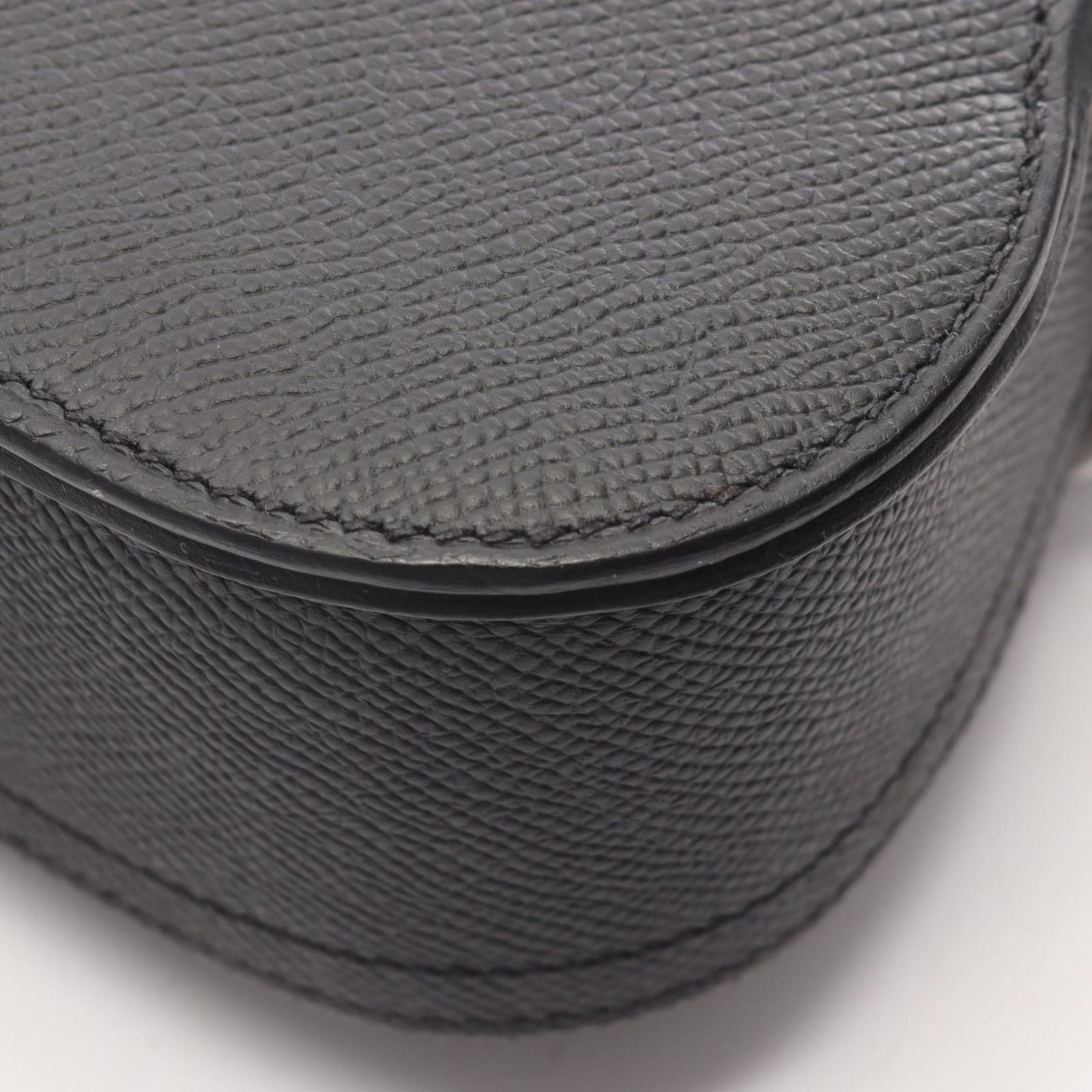 Hermes Shoulder Bag Della Cavalleria Mini Black Leather Cavalleri — view 6