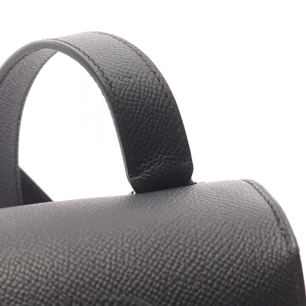 Hermes Shoulder Bag Della Cavalleria Mini Black Leather Cavalleri — view 8