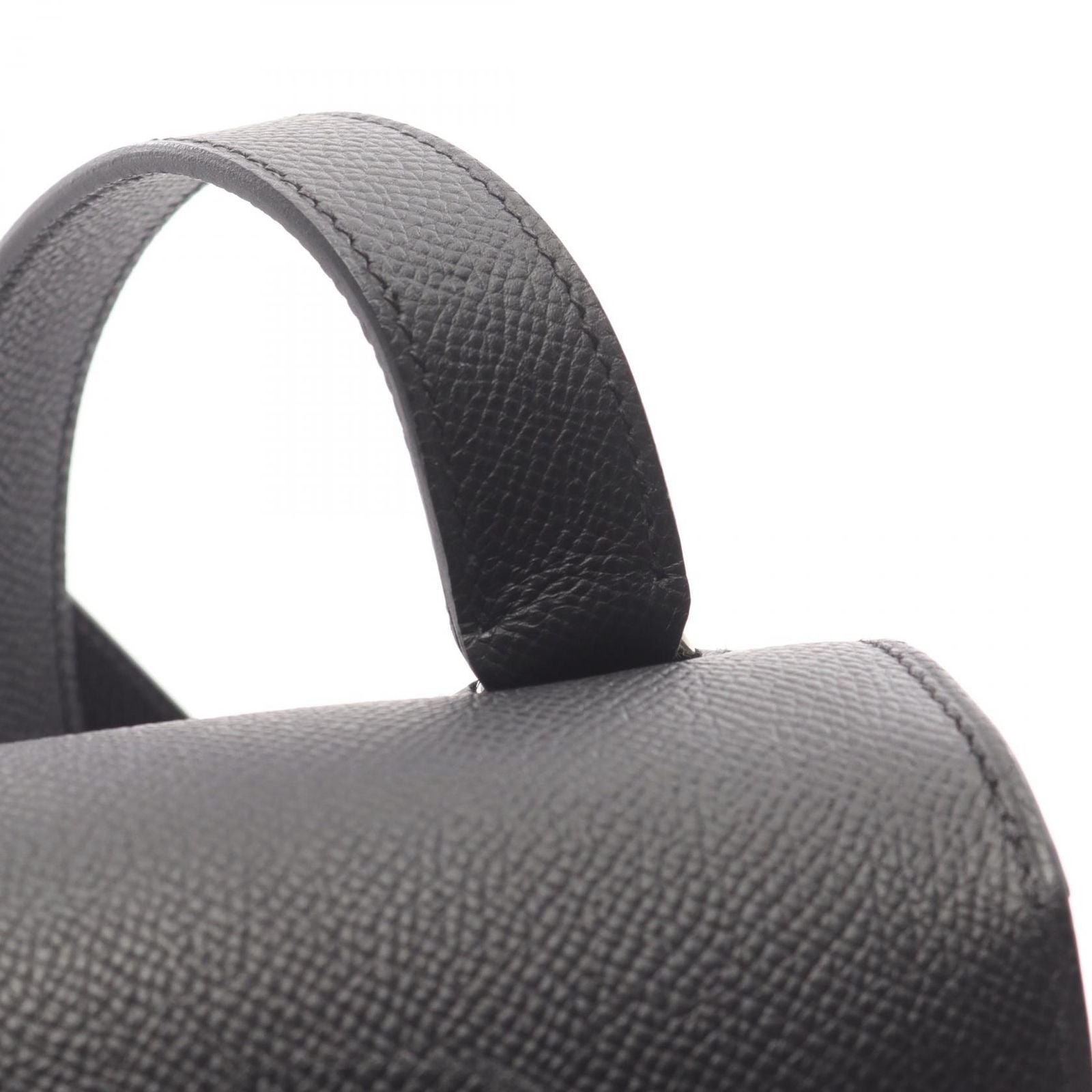 Hermes Shoulder Bag Della Cavalleria Mini Black Leather Cavalleri — view 8