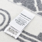 Hermes Hermrs Cashmere Muffler Kazak Keys Collection 100% Gray Key Scarf — view 5