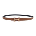 Hermes Mini 75 Belt Reversible Swift Veau Gold