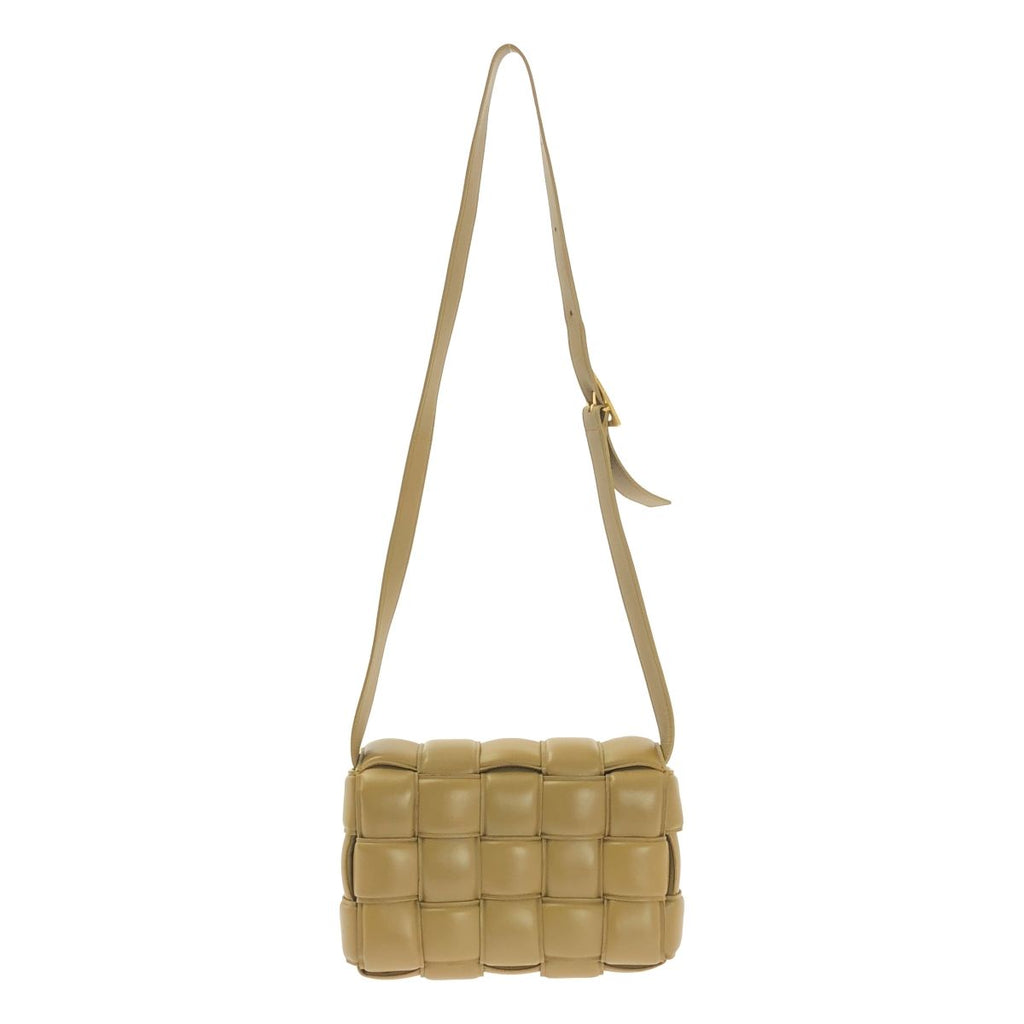 Bottega Veneta Maxi Intrecciato Paddet Cassette Leather Shoulder Bag Brown — view 2
