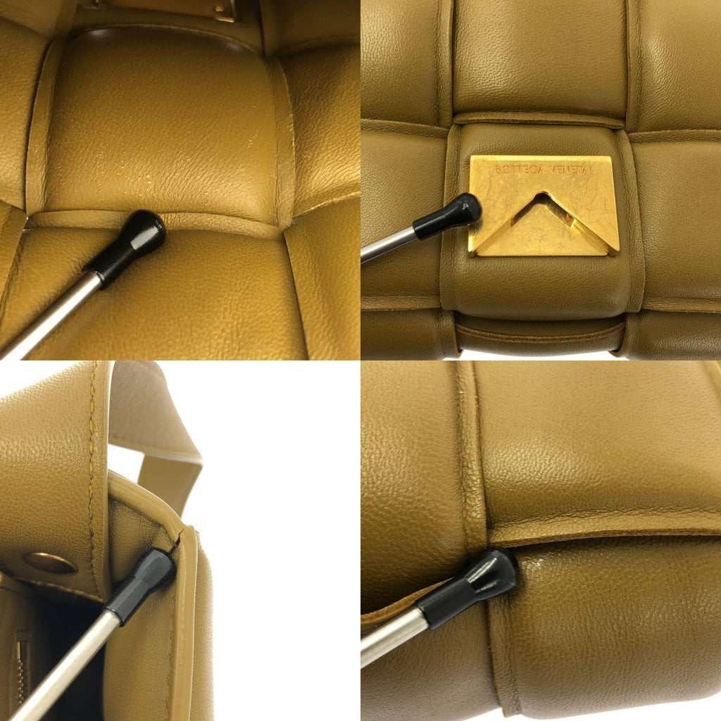 Bottega Veneta Maxi Intrecciato Paddet Cassette Leather Shoulder Bag Brown — view 8