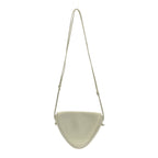 Celine Logo Triangle Shoulder Bag White — view 2