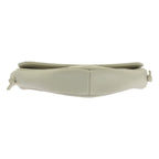 Celine Logo Triangle Shoulder Bag White — view 7