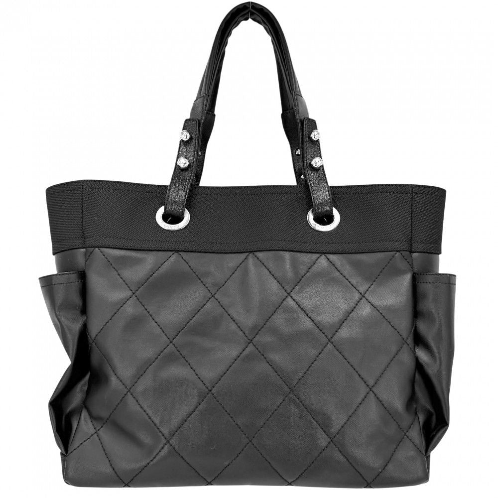 Chanel Tote Paris Biarritz MM Handbag CC Logo — view 2