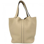 Hermes Handbag Picotin Lock MM Beige Taurillon — view 2