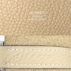 Hermes Handbag Picotin Lock MM Beige Taurillon — view 5