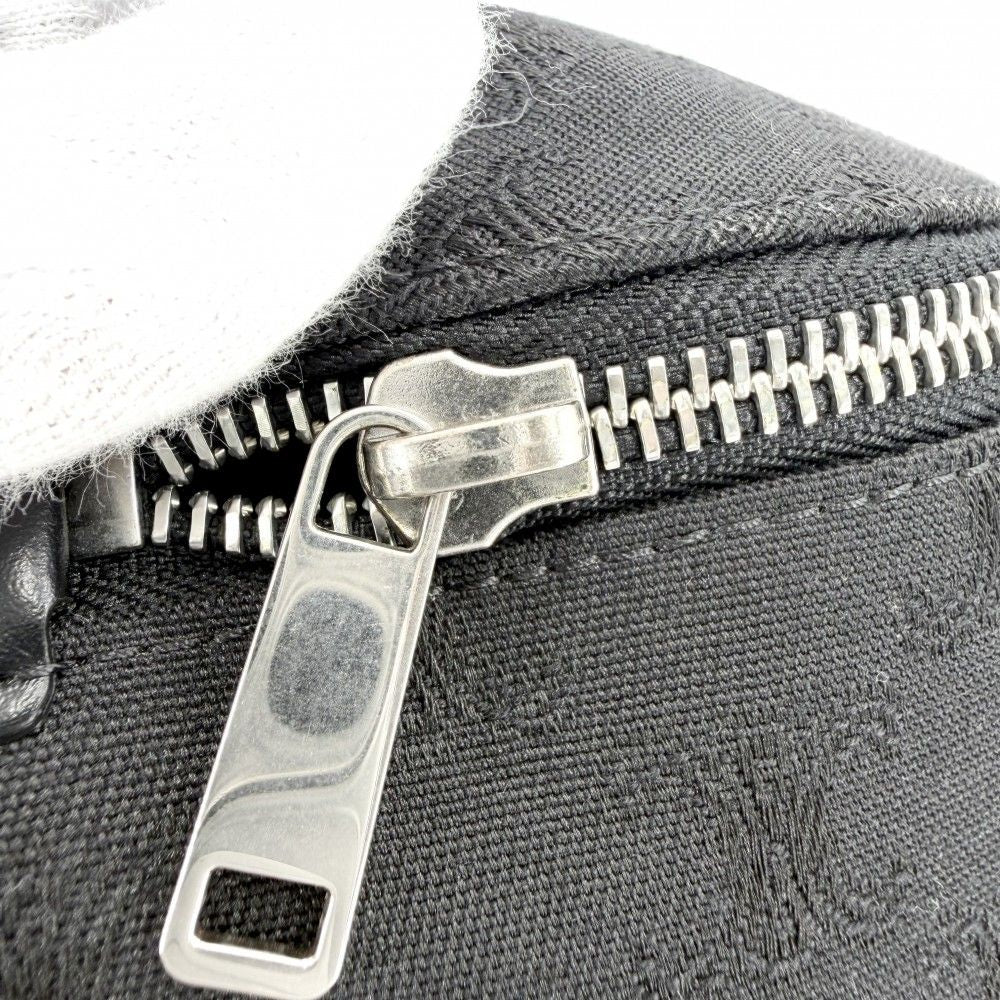 Celine Body Bag Triomphe Canvas Black Silver Har — view 6