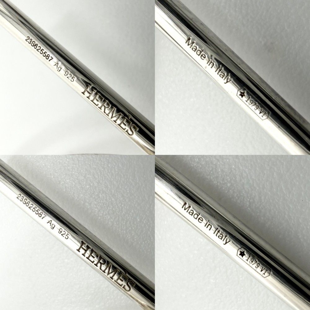 Hermes Earrings 's Loop MM Hoop 925 Sterling Silver — view 5