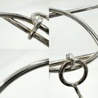 Hermes Earrings 's Loop MM Hoop 925 Sterling Silver — view 7
