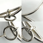 Hermes Earrings 's Loop MM Hoop 925 Sterling Silver — view 6