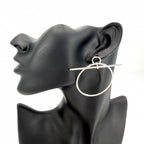 Hermes Earrings 's Loop MM Hoop 925 Sterling Silver — view 2