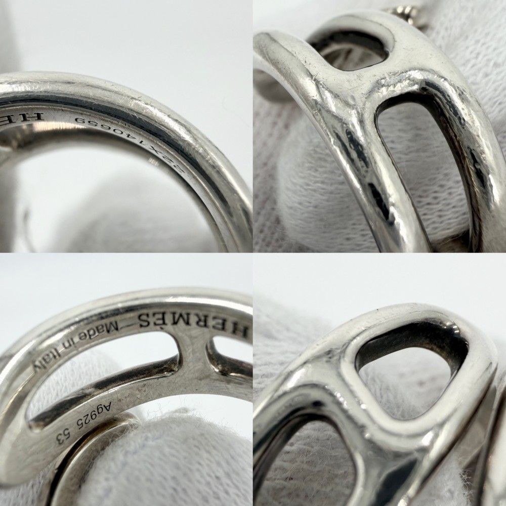 Hermes Ring Chaine D'ancre Twist Small 53 — view 6
