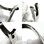 Hermes Bangle Bracelet Silver — view 5