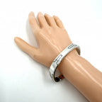 Hermes Bangle Bracelet Silver — view 2