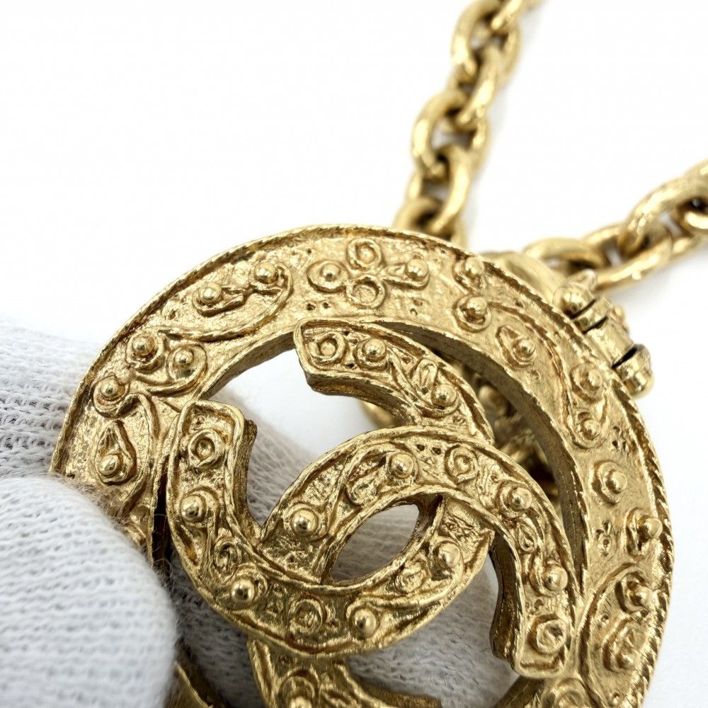 Chanel Necklace CC Logo Long — view 8