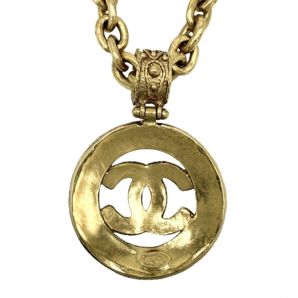 Chanel Necklace CC Logo Long — view 2