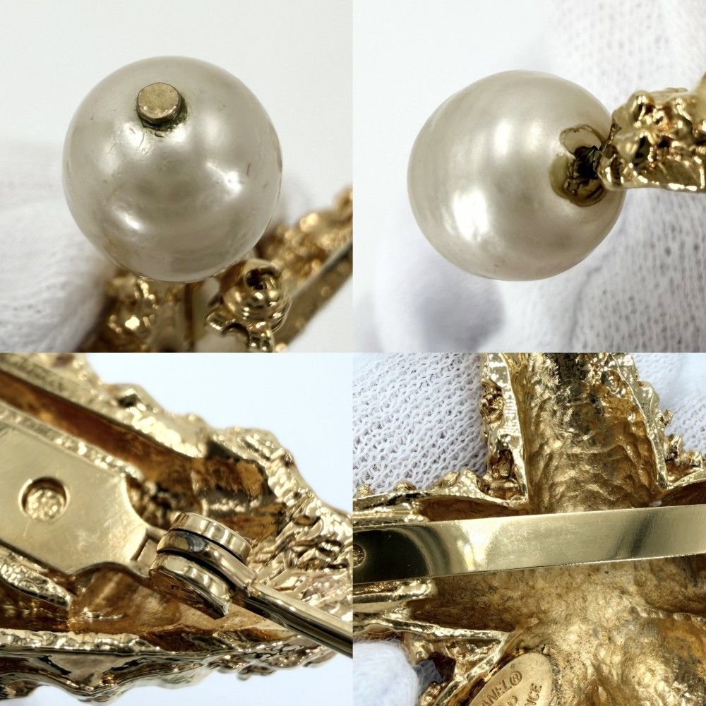 Chanel Brooch Star Demochif CC Logo Vintage Lava Magma — view 7