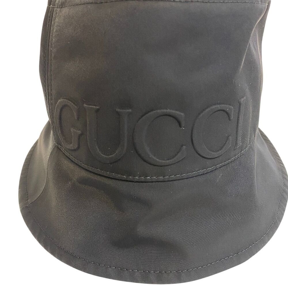 Gucci Bucket Hat Nylon Black — view 5