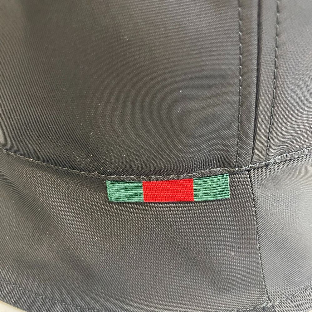 Gucci Bucket Hat Nylon Black — view 4