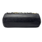 Chanel Bag Chain Shoulder 2-Way Logo Black Silver Gold Lambskin — view 7