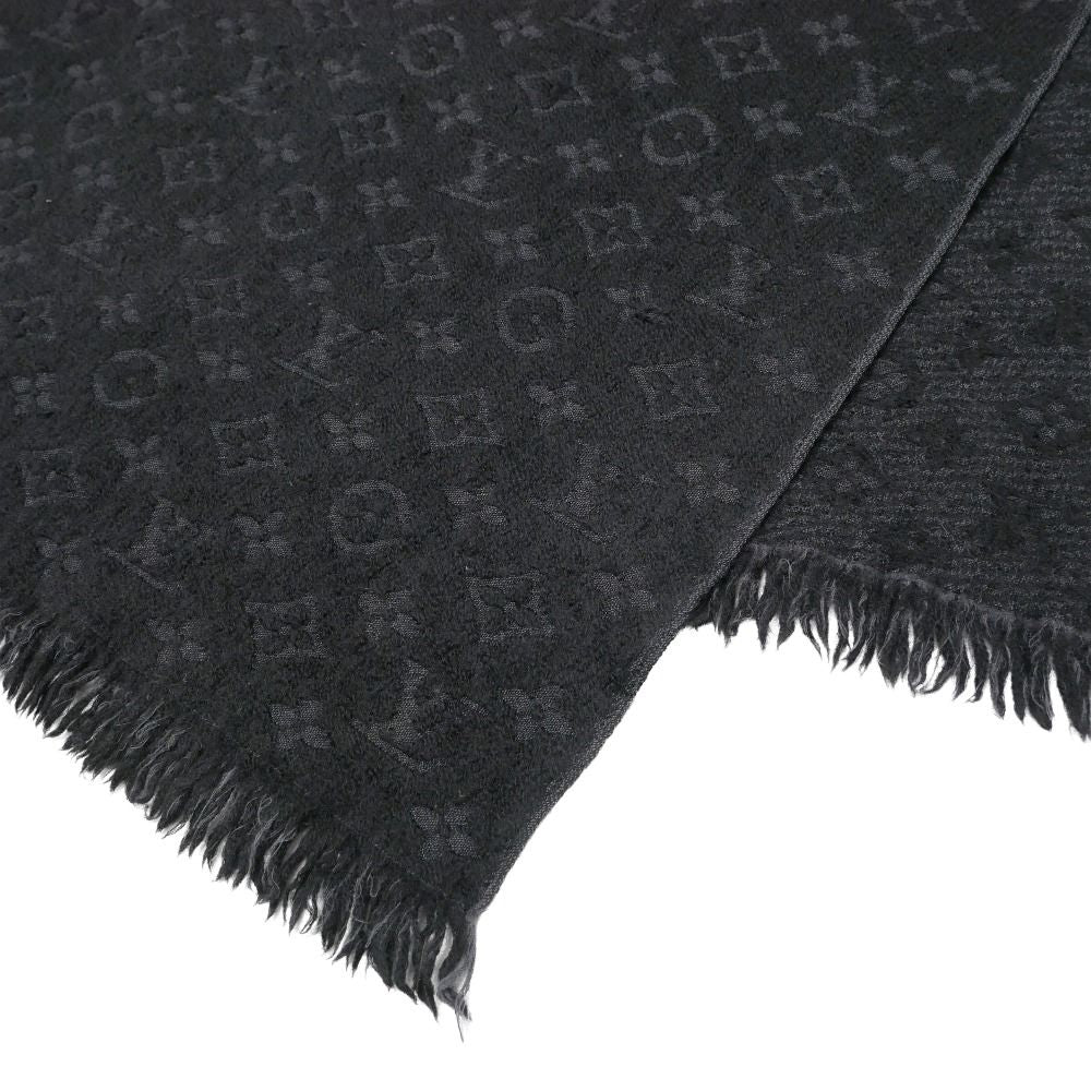 Louis Vuitton Monogram Classic Scarf Fringe Shawl — view 6