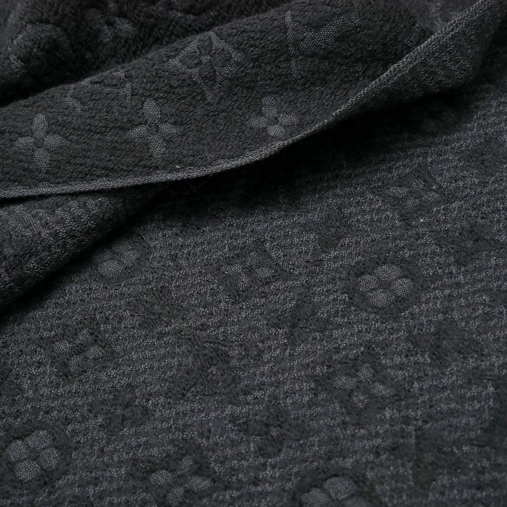 Louis Vuitton Monogram Classic Scarf Fringe Shawl — view 4