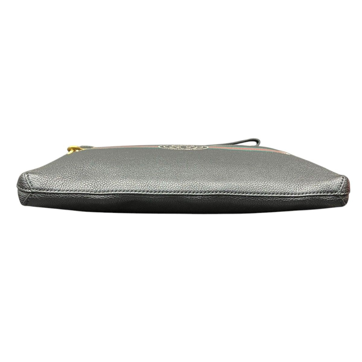 Gucci Logo Print Clutch Leather — view 3