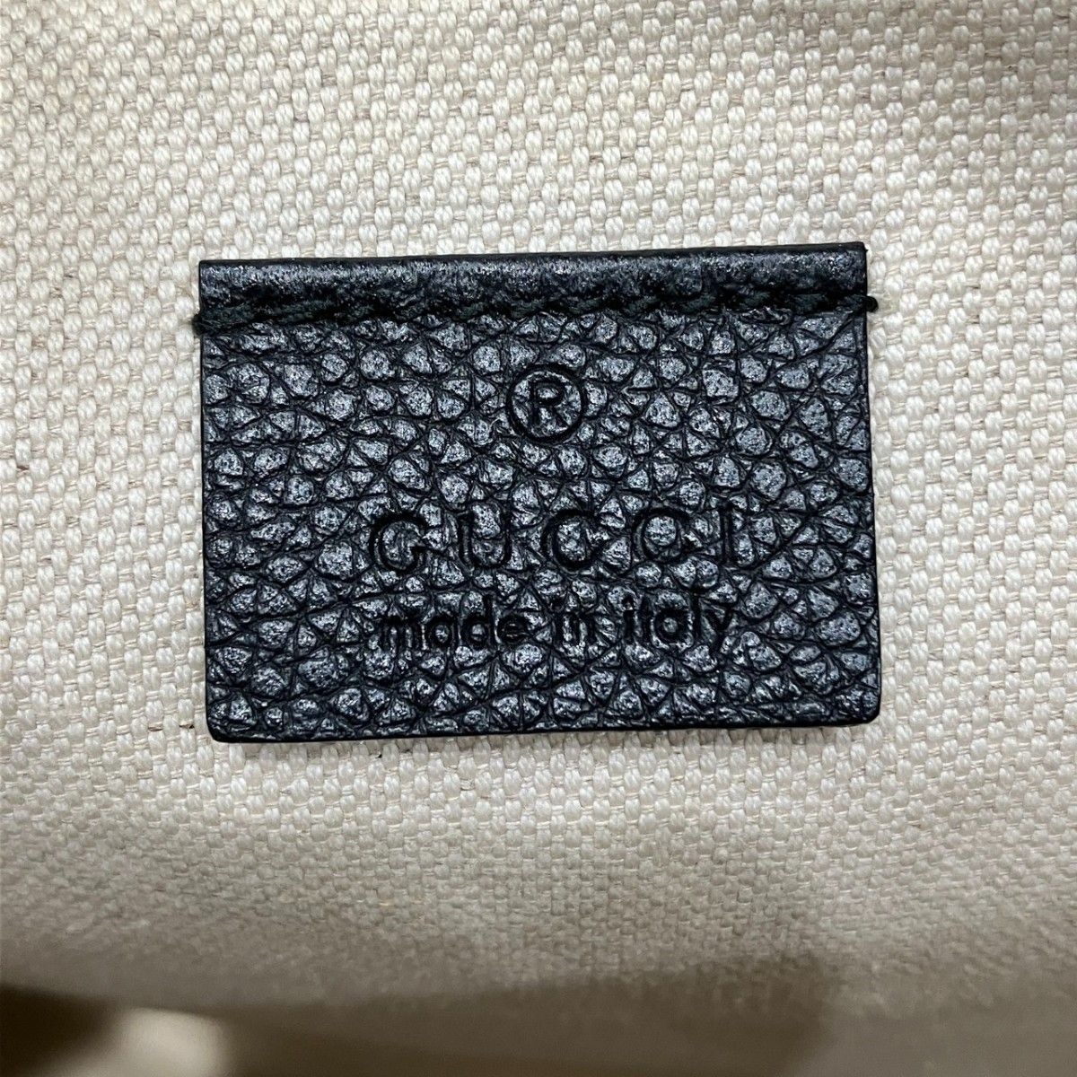 Gucci Logo Print Clutch Leather — view 4
