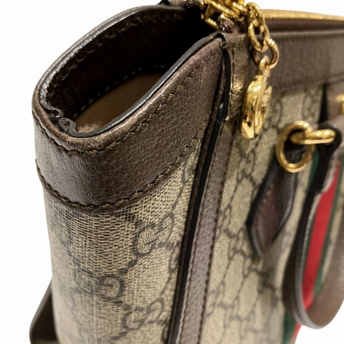Gucci GG Small Ophidia Handbag Leather — view 8