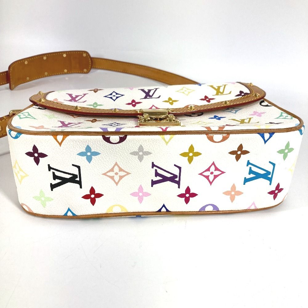 Louis Vuitton Shoulder Bag Sologne Monogram Multicolor Canvas Bronze — view 4