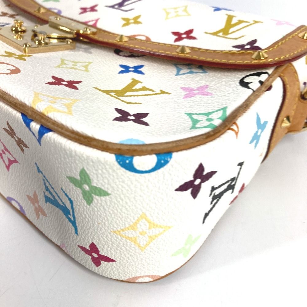 Louis Vuitton Shoulder Bag Sologne Monogram Multicolor Canvas Bronze — view 6