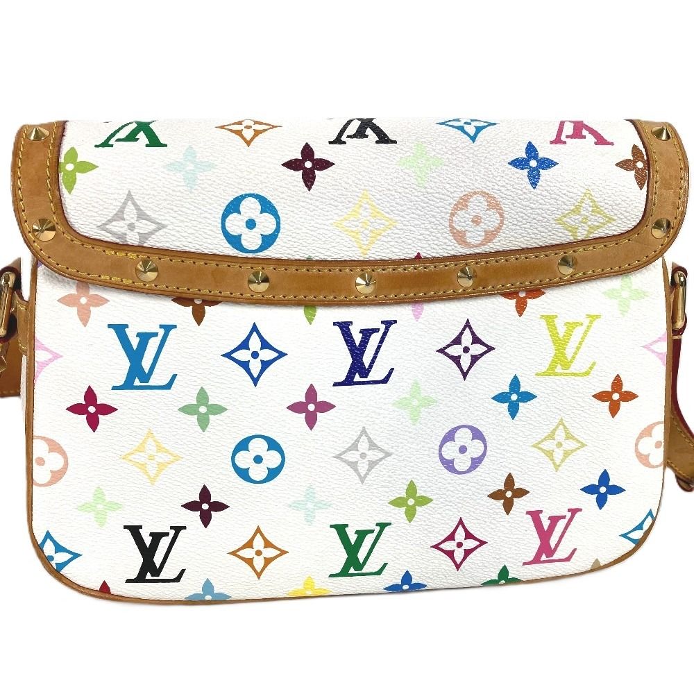 Louis Vuitton Shoulder Bag Sologne Monogram Multicolor Canvas Bronze — view 2