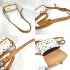 Louis Vuitton Shoulder Bag Sologne Monogram Multicolor Canvas Bronze — view 8