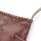 Saint Laurent Yves Vintage Drawstring Shoulder Bag Leather — view 8
