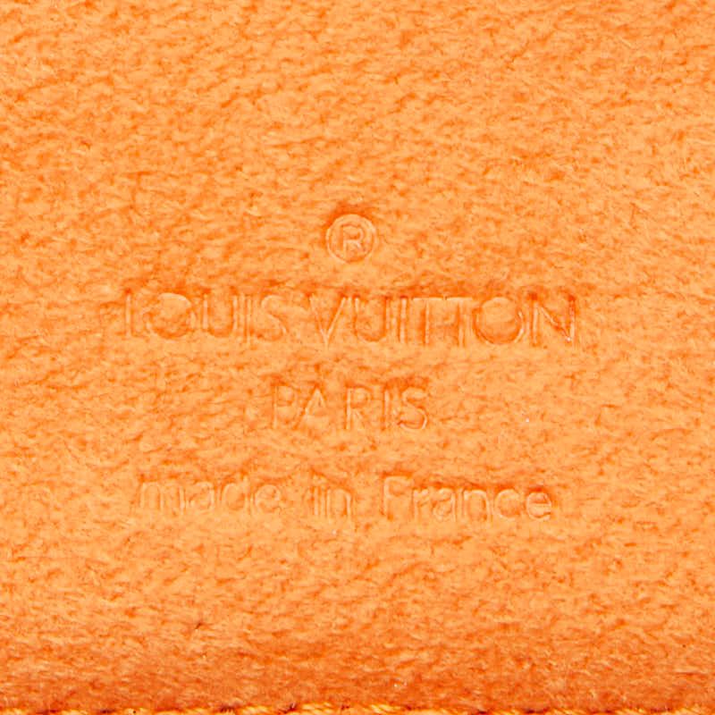Louis Vuitton Epi Ecrin Bijou Pouch Case Orange — view 6