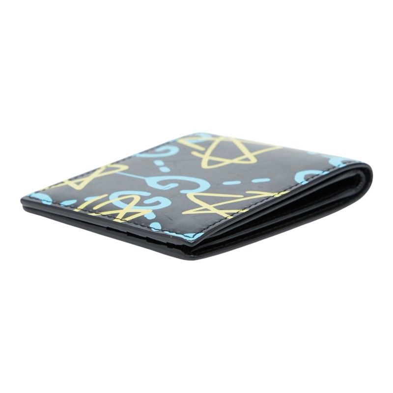 Gucci GG Ghost Black Blue Yellow Leather — view 5